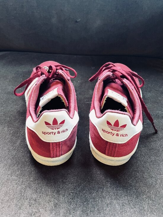 adidas Campus 80s Sporty & Rich Merlot Cream HQ6074 Mens 9 US 42 2/3 EUR Minty main image 7